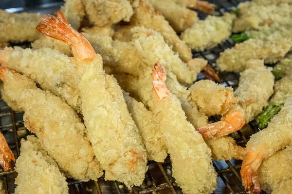 Gamberetti tempura — Foto Stock