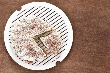 Banoffee Split silin kremalı pasta 1 Picture (Üstten Görünüm)