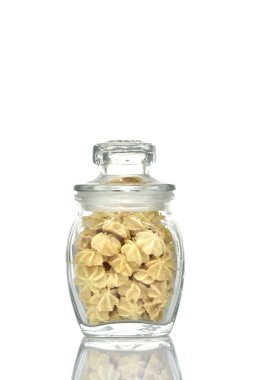 Tereyağı kurabiye cam şişe