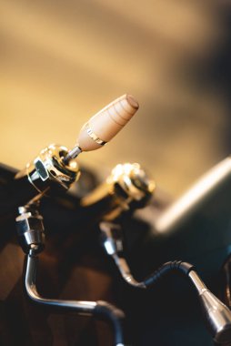 professional espresso coffee machine for making caffeine hot drink, fresh beverage prepare bar maker in cafeteria breakfast,  brown and black, for barista pouring a cup in shop cafe shop