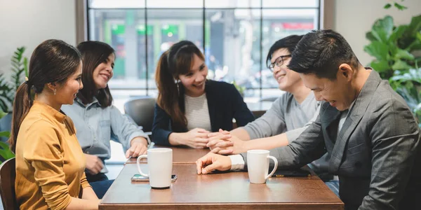 Profesional Persona Negocios Equipo Colega Reunión Discusión Grupo Trabajo Con —  Fotos de Stock