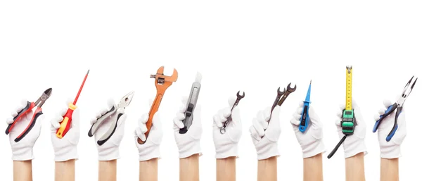 İzole inşaat araçlar kümesi