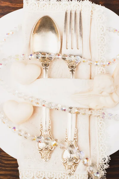 The set of silverware — Stock Photo, Image