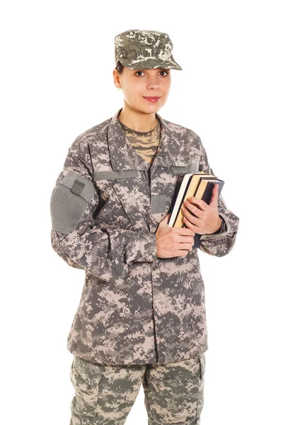 Askeri üniformalı asker — Stok fotoğraf