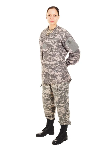 Soldier in the military uniform Royalty Free Stock Photos