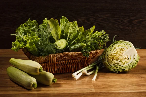 Verduras verdes frescas —  Fotos de Stock