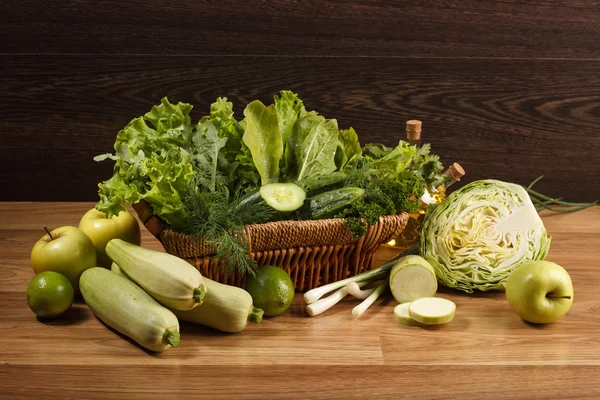 Čerstvá zelená zelenina — Stock fotografie
