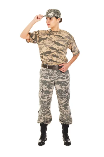 Soldat in Militäruniform — Stockfoto