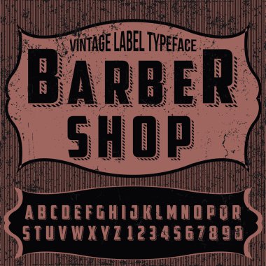 Yazı tipi. Yazı. Filmi eski stil - vintage komut dosyası yazı tipi. Vektör yazı etiketleri için ve tüm tasarımlar yazın