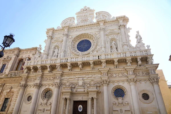 Basiliek Van Santa Croce Lecce — Stockfoto