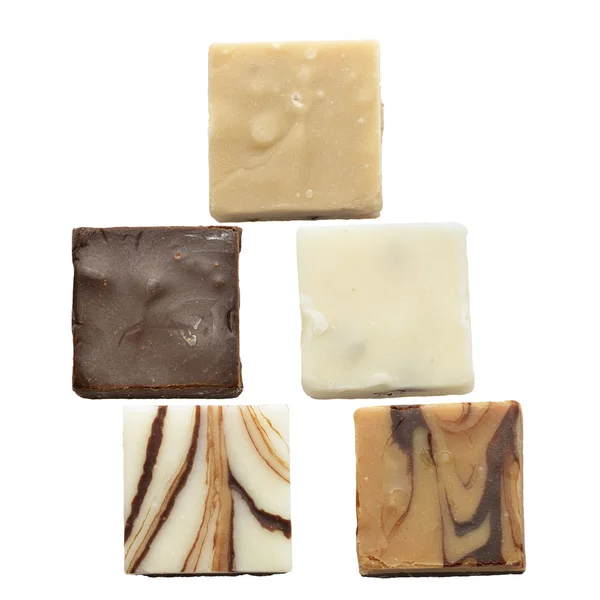 Pieces Of Chocolate Fudge — Stock Photo, Image