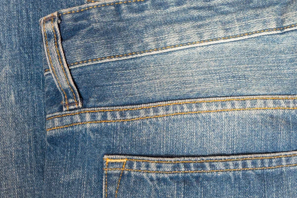 Denim texture or back of jean trouser for background — Stock Photo, Image