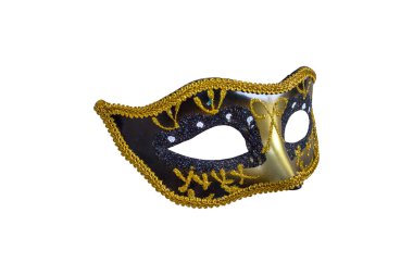 Karnaval maskesi beyaz arkaplanda izole