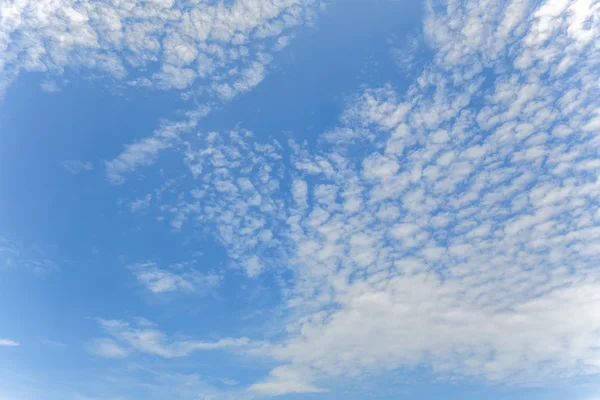 Cloudy sky and clear sky clouds background — Stock Photo, Image
