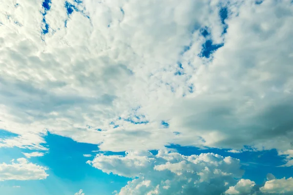 Cloudy sky and clear sky clouds background — Stock Photo, Image