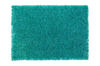 beyaz zemin üzerine bulaşık yıkamak için sünger