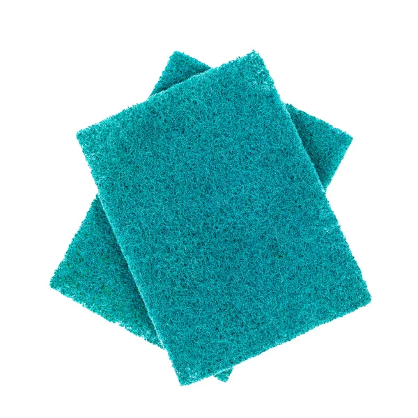 Sponge for washing dish on white background — Stock Photo, Image