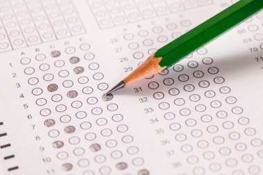 Sınav Karbon kağıdı Bilgisayarım sayfası ve kalem