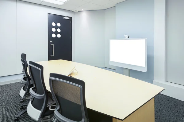 Teleconferencing, video conference and telepresence business mee — Stock Photo, Image