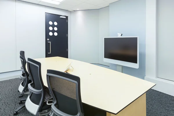 Teleconferencing, video conference and telepresence business mee — Stock Photo, Image