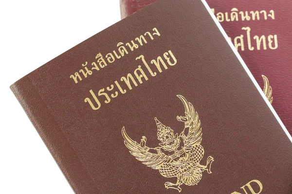 Διαβατήριο Ταϊλάνδη για ταξίδια έννοια φόντο — Φωτογραφία Αρχείου