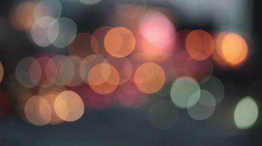 Festival teması arka plan için yüzen soyut bokeh parçacıkları ışık