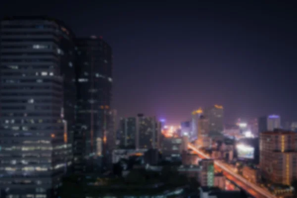 Abstracte achtergrond van het licht paden van de nacht op de moderne buil — Stockfoto