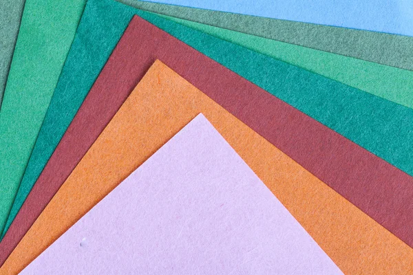 Abstrato colorido origami papel padrão textura camada empilhada re — Fotografia de Stock