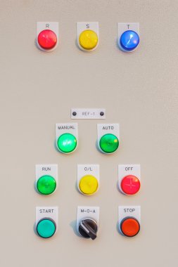 Control panel switch button for main engine room, can use to mon
