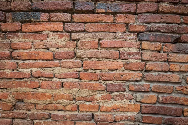붉은 오래 된 벽돌 벽 구조 배경 — 스톡 사진