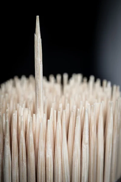 Palillos de dientes de madera de bambú fondo abstracto excepcional — Foto de Stock