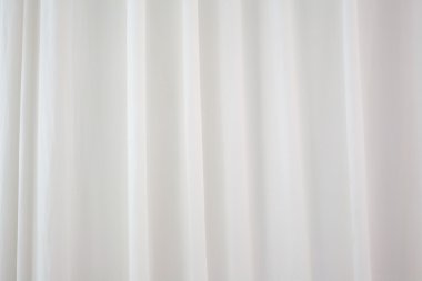 Luxury sweet white curtain clipart