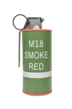 M18 Smoke Red explosive model, weapon army,standard timed fuze h