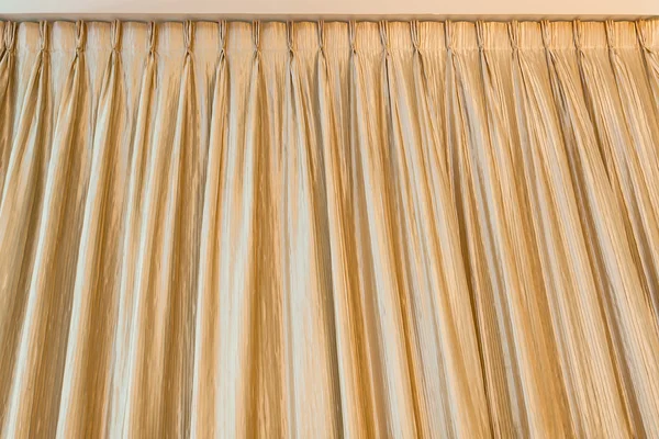 Golden curtain on ceiling — Zdjęcie stockowe