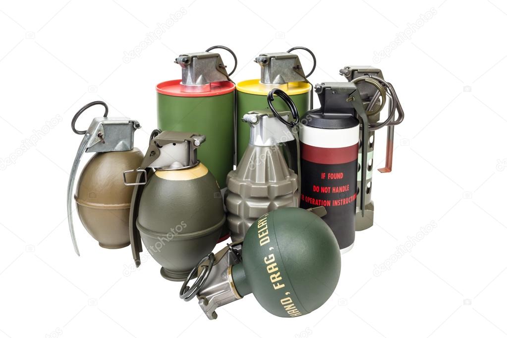 All explosives, weapon army,standard timed fuze, hand grenade on