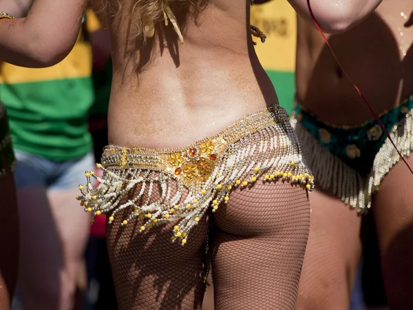 Carnival dancer on the parade — Stock Photo, Image