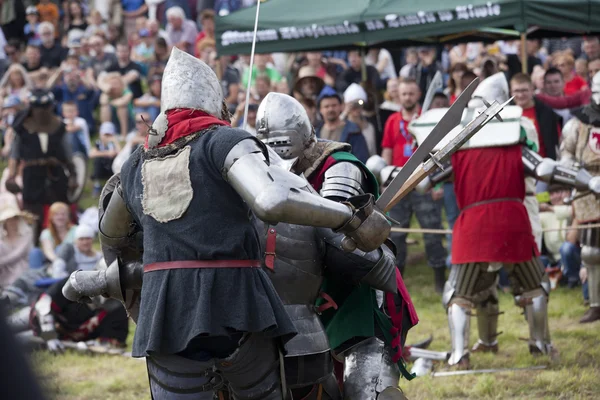 Knights tournament in Liw — Stock Photo, Image