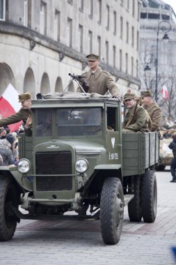 WARSAW, POLAND, AUGUST 30: Unidentified Carnival dancer on the parade on Warsaw Multicultural Street Parade on August 30, 2015 in Warsaw, Poland.