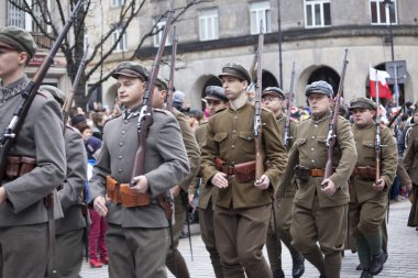 WARSAW, POLAND, AUGUST 30: Unidentified Carnival dancer on the parade on Warsaw Multicultural Street Parade on August 30, 2015 in Warsaw, Poland.