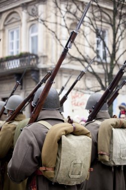 WARSAW, POLAND, AUGUST 30: Unidentified Carnival dancer on the parade on Warsaw Multicultural Street Parade on August 30, 2015 in Warsaw, Poland.