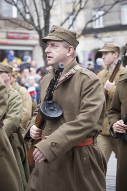 WARSAW, POLAND, AUGUST 30: Unidentified Carnival dancer on the parade on Warsaw Multicultural Street Parade on August 30, 2015 in Warsaw, Poland.