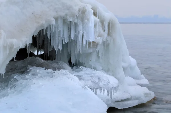 Es mencair di pantai — Stok Foto