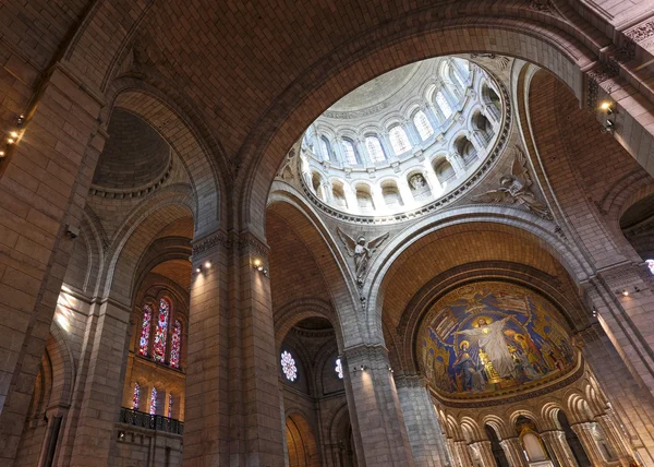 Interno della Basilica Sacre Coeur . — Foto Stock