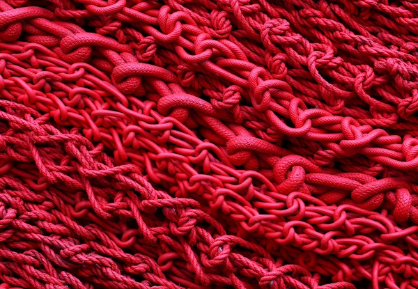 Fond de corde rouge — Photo