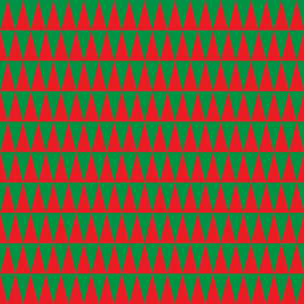 Czerwone Zielone Trójkąty Jasne Geometryczne Tło Płynny Wzór Dla Każdego — Zdjęcie stockowe