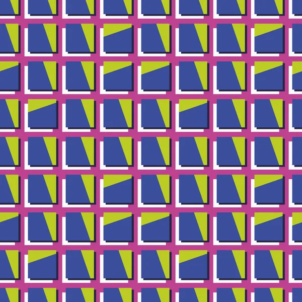 Бесшовный Фон Разноцветными Квадратами — стоковое фото
