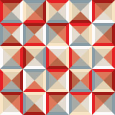 Kareler ve üçgenlerle Geometrik arkaplan.