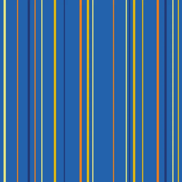 Stripes Different Thickness Blue Background Rare Vertical Stripes Orange Blue — Stock Vector