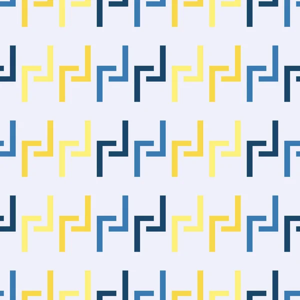 Синий Желтый Углы Бесшовный Фон Любого Использования — стоковый вектор