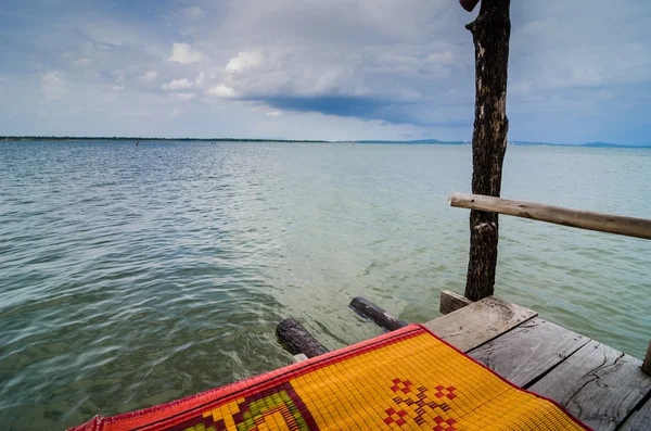 Agua y cielo en el embalse —  Fotos de Stock